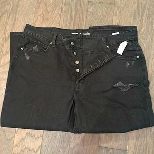 NWT Old Navy High Rise Slouchy Straight Jeans